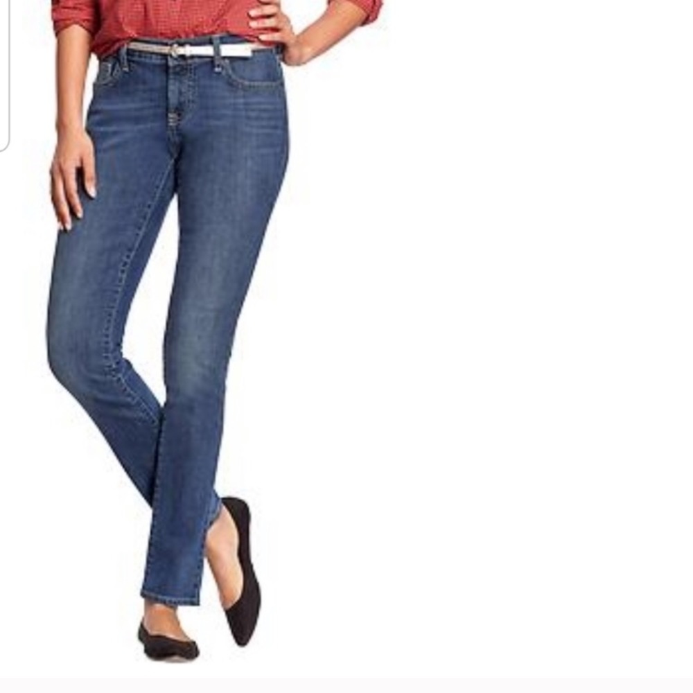 Old Navy The Flirt Straight Leg Jeans size 8 long